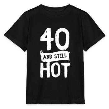 40er Geburtstag 40 Jahre Vierzig Heiß Geschenk - Stanley/Stella Kinder T-Shirt MINI CREATOR  - Schwarz - Vorne - Mikhail (115cm)