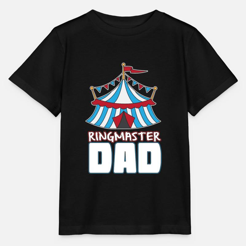 Cadeau de papa ringmaster - T-shirt bio MINI CREATOR Stanley/Stella Enfant - noir