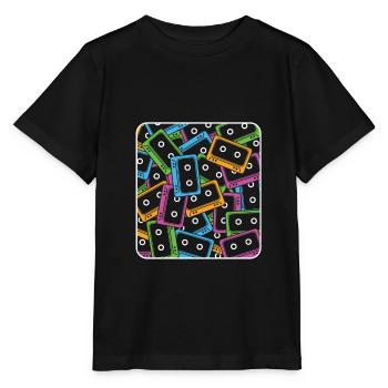Musiktapes Tape Musique - T-shirt bio MINI CREATOR Stanley/Stella Enfant - noir - Devant - Mikhail (115cm)