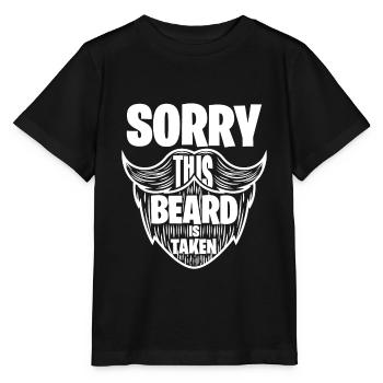 Beard bearded bearded bearer hipster beard gift - Stanley/Stella MINI CREATOR Kids’ T-Shirt - black - Front - Mikhail (115cm)