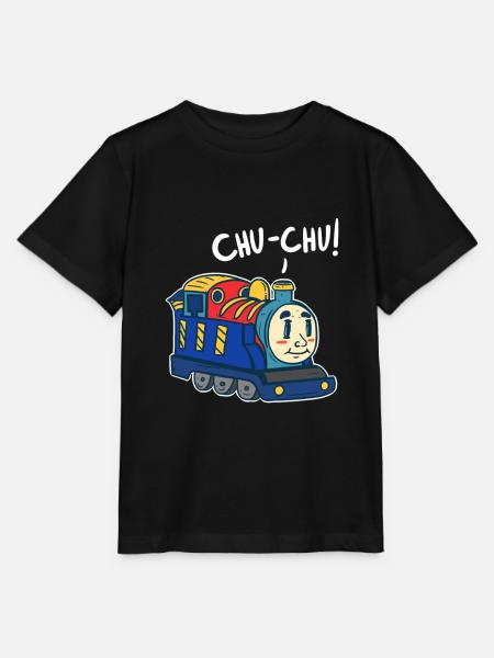 Train - Stanley/Stella MINI CREATOR Kids’ T-Shirt - black