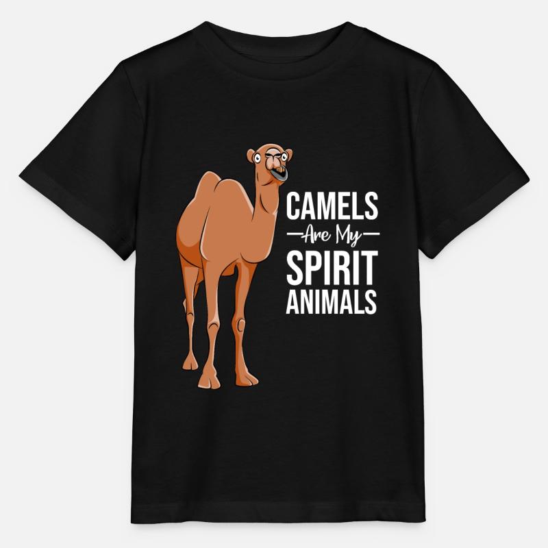 Kamel Kamele Tierliebe Liebhaber Geschenk - Stanley/Stella Kinder T-Shirt MINI CREATOR  - Schwarz