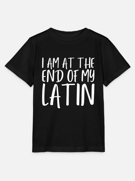 Mit dem Latein am Ende - Stanley/Stella Kinder T-Shirt MINI CREATOR - Schwarz