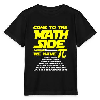 Mathe Pi Dunkle Seite Wortspiel Fantasy Geschenk - Stanley/Stella Kinder T-Shirt MINI CREATOR  - Schwarz - Vorne - Mikhail (115cm)