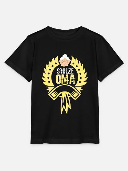 Stolze Oma - Stanley/Stella Kinder T-Shirt MINI CREATOR - Schwarz