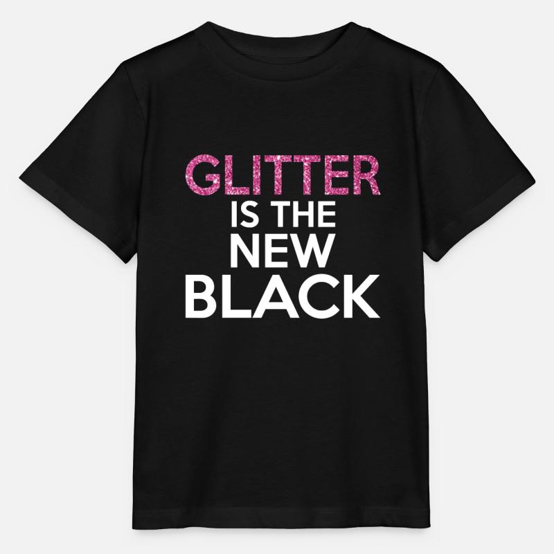 Glitzer ist das neue Schwarz - Stanley/Stella Kinder T-Shirt MINI CREATOR  - Schwarz