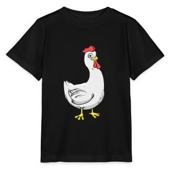Rooster Chicken Chicken Chicken Chicken Chick - Stanley/Stella MINI CREATOR Kids’ T-Shirt - black - Front - Mikhail (115cm)