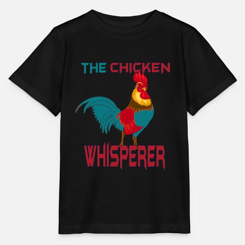 Poulet poulet poussin - T-shirt bio MINI CREATOR Stanley/Stella Enfant - noir