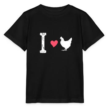 Rooster Chicken Chicken Chicken Chicken Chick - Stanley/Stella MINI CREATOR Kids’ T-Shirt - black - Front - Mikhail (115cm)