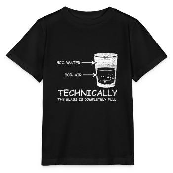 Nerd - Stanley/Stella Kinder T-Shirt MINI CREATOR  - Schwarz - Vorne - Mikhail (115cm)
