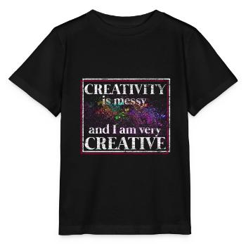 artiste - T-shirt bio MINI CREATOR Stanley/Stella Enfant - noir - Devant - Mikhail (115cm)