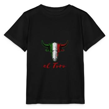 Mexique Pays Amérique du Sud - T-shirt bio MINI CREATOR Stanley/Stella Enfant - noir - Devant - Mikhail (115cm)