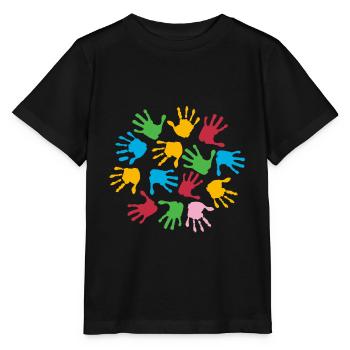 Kindergarten Crafts - Stanley/Stella MINI CREATOR Kids’ T-Shirt - black - Front - Mikhail (115cm)