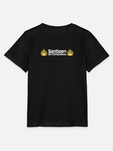 Santiago de Compostela Camino de Santiago - Stanley/Stella MINI CREATOR Kids’ T-Shirt - black