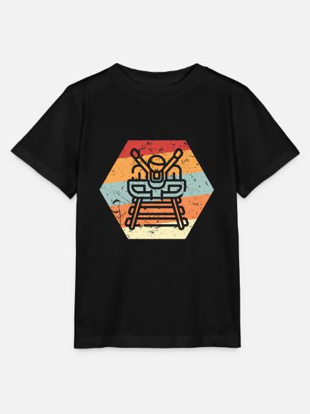 Achterbahn Freizeitpark - Stanley/Stella Kinder T-Shirt MINI CREATOR - Schwarz