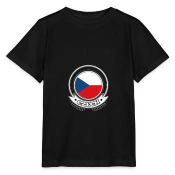 République tchèque Prague Europe UE Euro - T-shirt bio MINI CREATOR Stanley/Stella Enfant - noir - Devant - Mikhail (115cm)