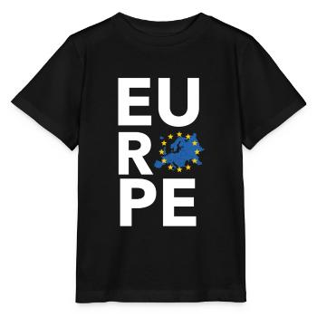Europe EU Carte des étoiles - T-shirt bio MINI CREATOR Stanley/Stella Enfant - noir - Devant - Mikhail (115cm)