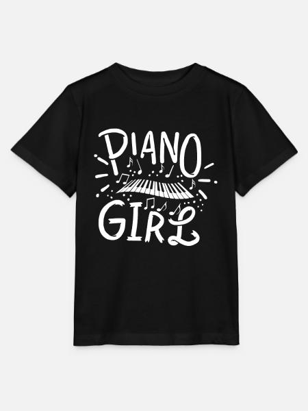 Klavier - Stanley/Stella Kinder T-Shirt MINI CREATOR - Schwarz