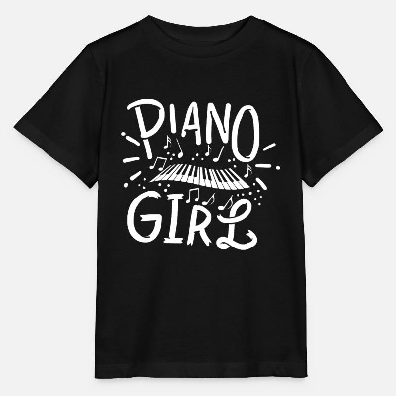 Klavier - Stanley/Stella Kinder T-Shirt MINI CREATOR  - Schwarz