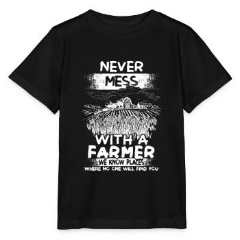 Bauer - Stanley/Stella Kinder T-Shirt MINI CREATOR  - Schwarz - Vorne - Mikhail (115cm)
