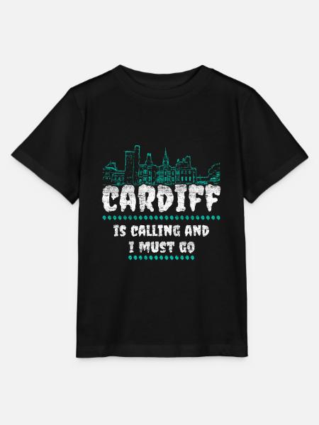 Cardiff - Stanley/Stella Kinder T-Shirt MINI CREATOR  - Schwarz