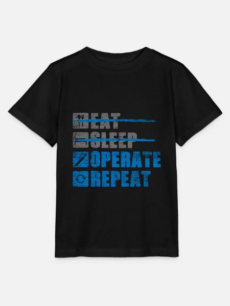 Chirurg - Stanley/Stella Kinder T-Shirt MINI CREATOR  - Schwarz