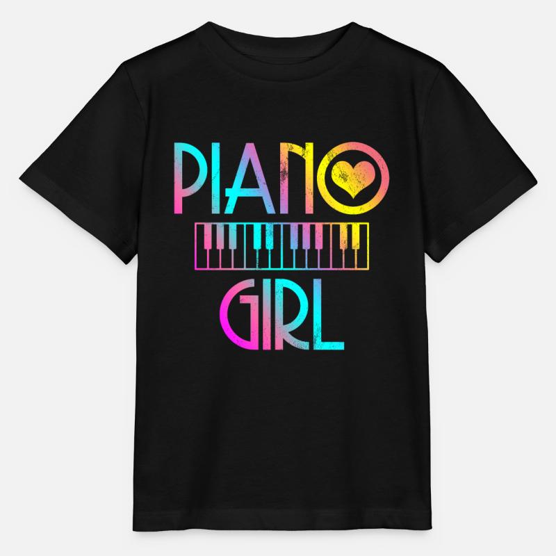 Klavier - Stanley/Stella Kinder T-Shirt MINI CREATOR  - Schwarz
