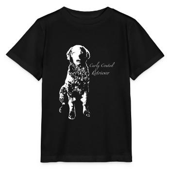 Récupérateurs enrobés bouclés - T-shirt bio MINI CREATOR Stanley/Stella Enfant - noir - Devant - Mikhail (115cm)