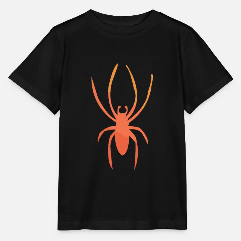 Retro Spinne - Stanley/Stella Kinder T-Shirt MINI CREATOR - Schwarz