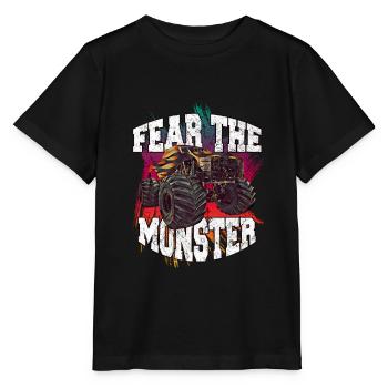Monster Truck - T-shirt bio MINI CREATOR Stanley/Stella Enfant - noir - Devant - Mikhail (115cm)