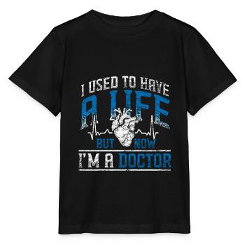 La vie privée du docteur - T-shirt bio MINI CREATOR Stanley/Stella Enfant - noir - Devant - Mikhail (115cm)