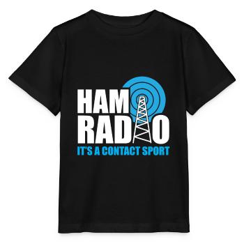 Ham Radio Its A Contact Sport Funny Ham Radio Quot - T-shirt bio MINI CREATOR Stanley/Stella Enfant - noir - Devant - Mikhail (115cm)