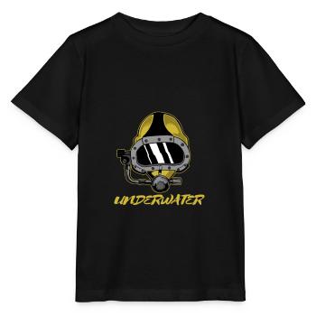 Taucherbrille Sauerstoff Flasche Tauchen - Stanley/Stella Kinder T-Shirt MINI CREATOR  - Schwarz - Vorne - Mikhail (115cm)