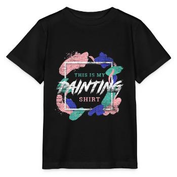 Maler - Stanley/Stella Kinder T-Shirt MINI CREATOR  - Schwarz - Vorne - Mikhail (115cm)