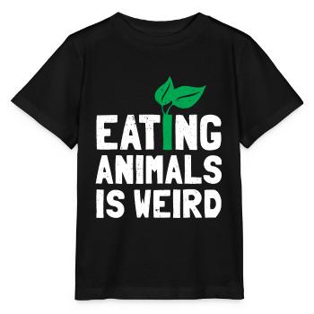 vegetarian - Stanley/Stella MINI CREATOR Kids’ T-Shirt - black - Front - Mikhail (115cm)