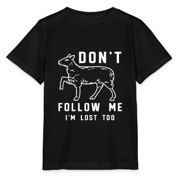 agneau - T-shirt bio MINI CREATOR Stanley/Stella Enfant - noir - Devant - Mikhail (115cm)