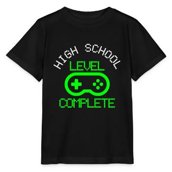 Diplôme d'études secondaires - T-shirt bio MINI CREATOR Stanley/Stella Enfant - noir - Devant - Mikhail (115cm)