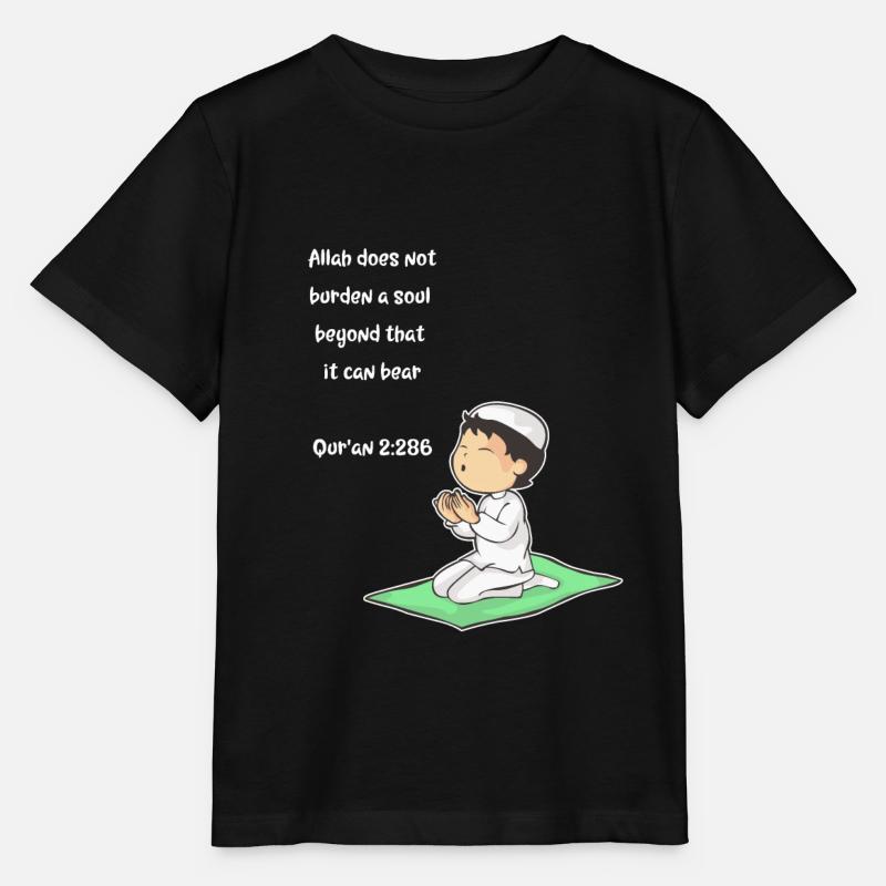 Coran Sourate verset Allah Allah Islam Cadeau Musulman - T-shirt bio MINI CREATOR Stanley/Stella Enfant - noir