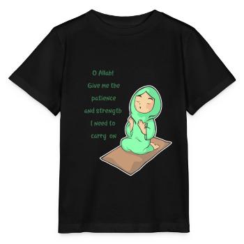 Coran Sourate verset Allah Allah Islam Cadeau Musulman - T-shirt bio MINI CREATOR Stanley/Stella Enfant - noir - Devant - Mikhail (115cm)