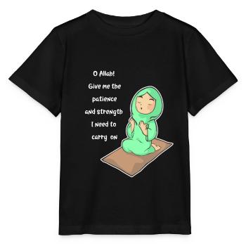 Coran Sourate verset Allah Allah Islam Cadeau Musulman - T-shirt bio MINI CREATOR Stanley/Stella Enfant - noir - Devant - Mikhail (115cm)