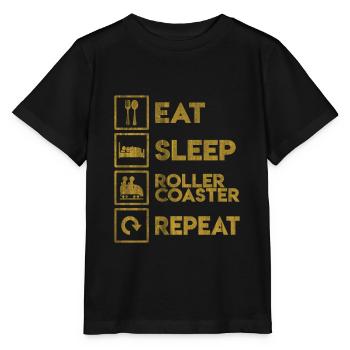 Temps libre des montagnes russes - T-shirt bio MINI CREATOR Stanley/Stella Enfant - noir - Devant - Mikhail (115cm)