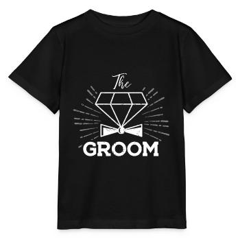 The groom - Stanley/Stella MINI CREATOR Kids’ T-Shirt - black - Front - Mikhail (115cm)