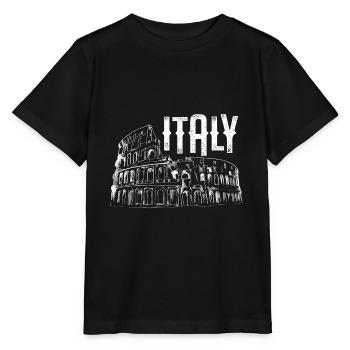 Italy Coloseum Colosseum Colosseum Rome - Stanley/Stella MINI CREATOR Kids’ T-Shirt - black - Front - Mikhail (115cm)