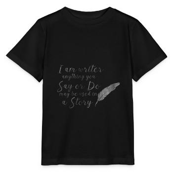 Author Inspiration - Stanley/Stella MINI CREATOR Kids’ T-Shirt - black - Front - Mikhail (115cm)