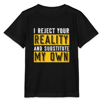 Philosophie Realität - Stanley/Stella Kinder T-Shirt MINI CREATOR  - Schwarz - Vorne - Mikhail (115cm)