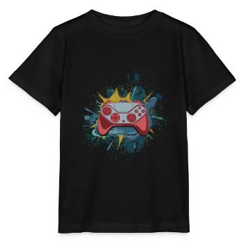 Gaming - T-shirt bio MINI CREATOR Stanley/Stella Enfant - noir - Devant - Mikhail (115cm)