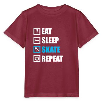 Speed Skating - Stanley/Stella MINI CREATOR Kids’ T-Shirt - burgundy - Front - Kain (125cm)