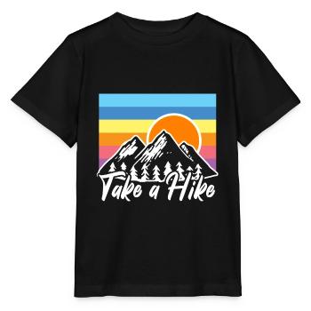 Wandern Wanderung - Stanley/Stella Kinder T-Shirt MINI CREATOR  - Schwarz - Vorne - Mikhail (115cm)