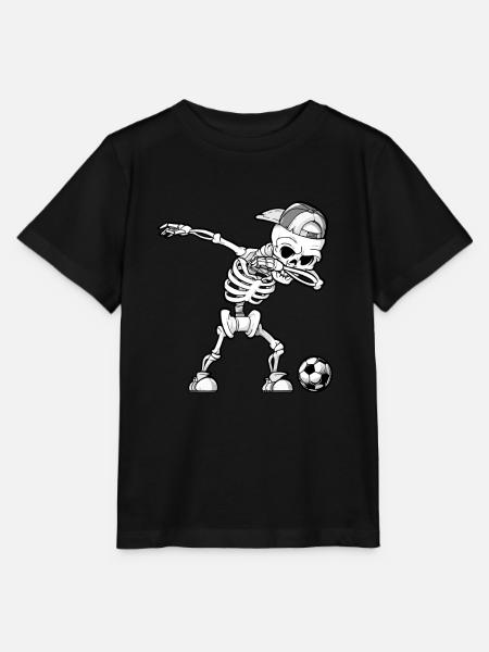 DAB SKELETT Football I Dabbing Cool Sport Shirt - T-shirt MINI CREATOR barn från Stanley/Stella - svart