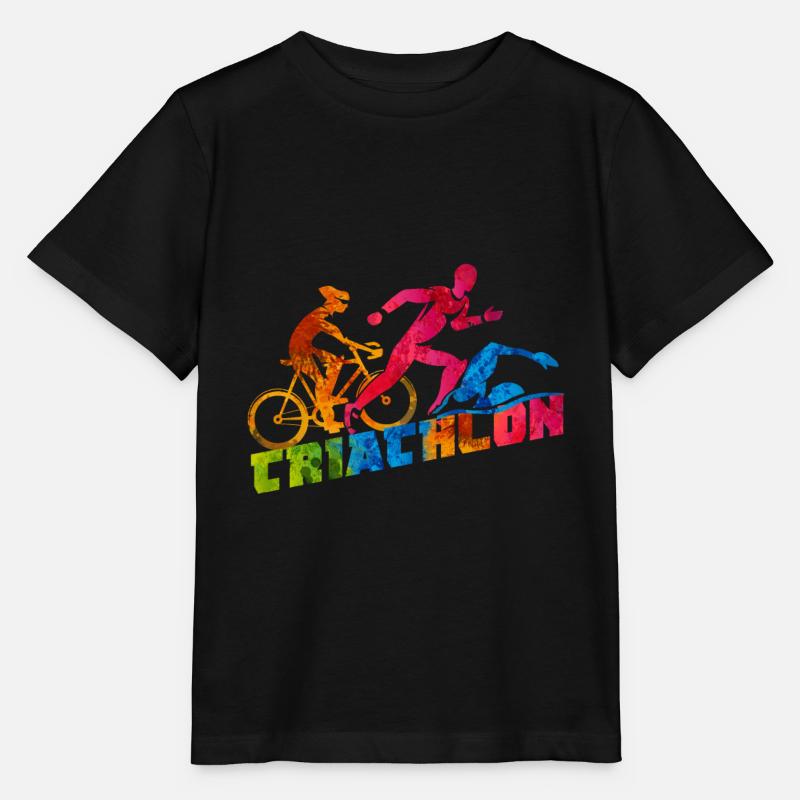 Triathlon Liebe - Stanley/Stella Kinder T-Shirt MINI CREATOR - Schwarz